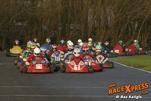 Uitslagen Wintercup karting Uitgeest, Prokarts en Honda Cadet